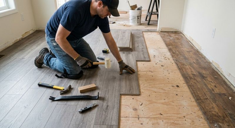 Laminate Floor Installation in Fayetteville, TN
