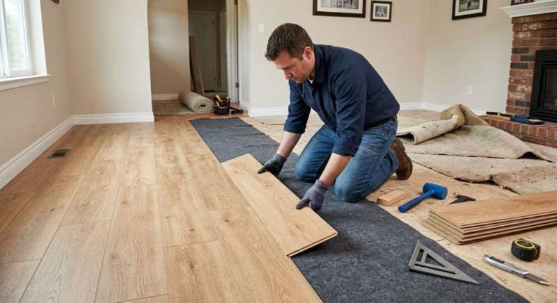 Laminate Floor Remodeling in Shelbyville, TN