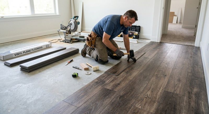 Linoleum Floor Installation in Marshall County, TN
