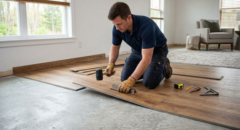Luxury Vinyl Tile Installation in Fayetteville, TN