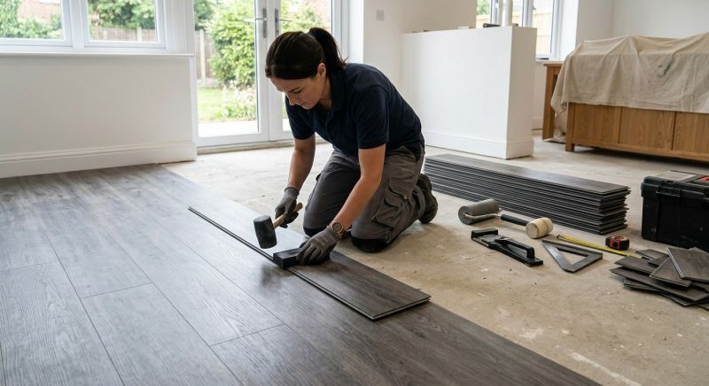 Luxury Vinyl Tile Installation in Wartrace, TN