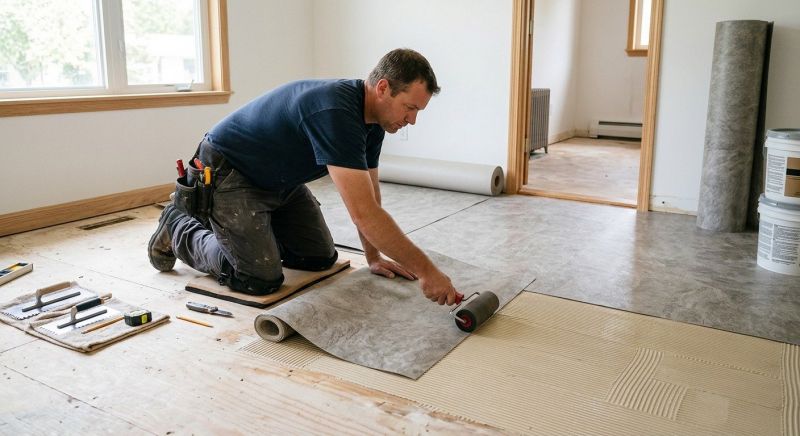 Sheet Flooring Installation in Chapel Hill, TN