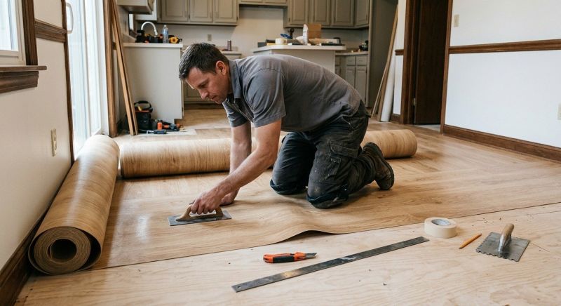 Sheet Flooring Installation in Wartrace, TN