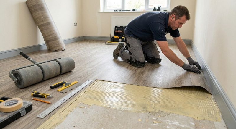 Sheet Linoleum Installation in Shelbyville, TN
