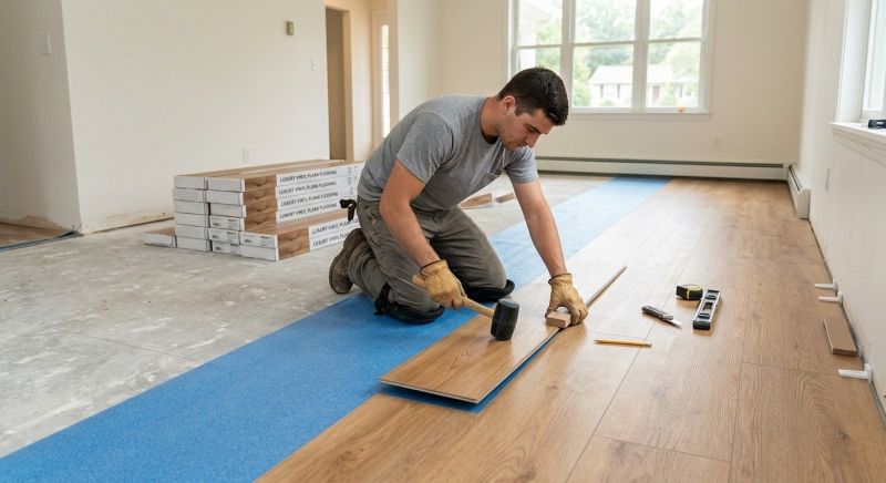 Vinyl Plank Floor Installation in Shelbyville, TN