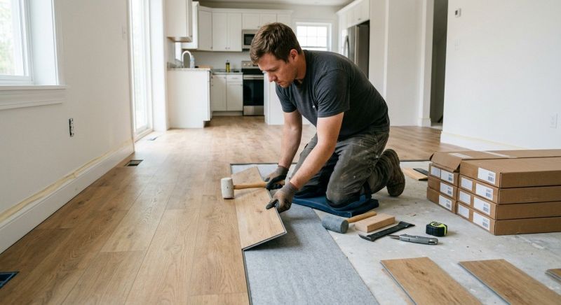 Vinyl Plank Floor Installation in Shelbyville, TN