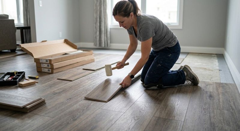 Vinyl Plank Floor Installation in Shelbyville, TN